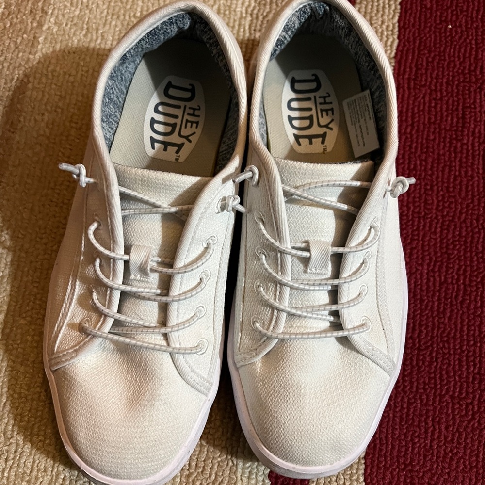 Hey Dude Men's Off-White Sneakers